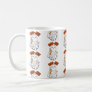Boo-Jee Schattigee Halloween Ghost Met 40oz Tumble Koffiemok
