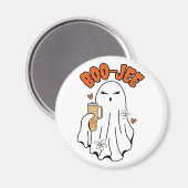 Boo-Jee Schattigee Halloween Ghost Met 40oz Tumble Magneet (Voorkant / Achterkant)