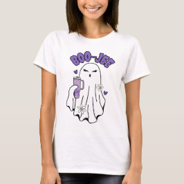 Boo-Jee Schattigee Halloween Ghost met 40oz Tumble T-shirt