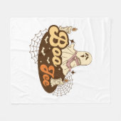 Boo-Jee spook Halloween grappig Fleece Deken (Voorkant (Horizontaal))