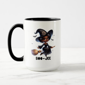 Boo-Jee Zwarte Heks Halloween Mok