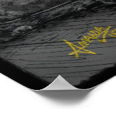 Boo Kat geeft een Poster voor opstarten (Hoek)