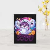 Boo kat geest kaart (Gele Bloem)