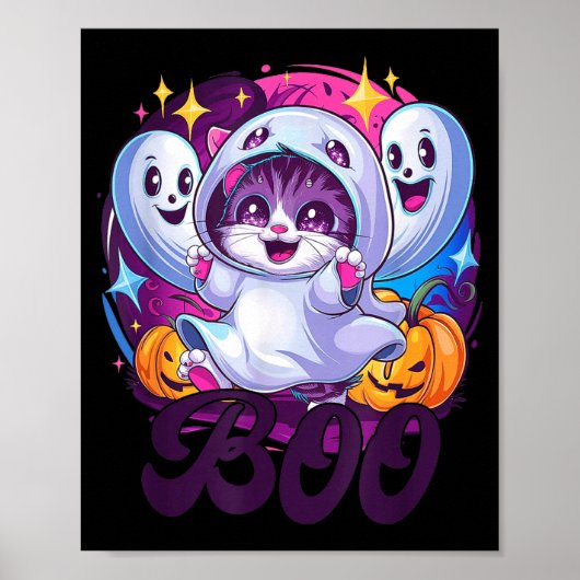 Boo kat geest  poster (Voorkant)
