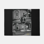 Boo Kat Goes Flying Doormat Deurmat (Voorkant)