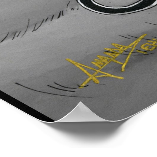 Boo-Kat helpt bij Poster wasgoed (Hoek)