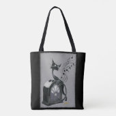 Boo Kat hoort de Canvas tas Muziek (Achterkant)