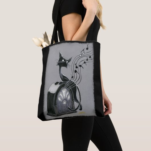 Boo Kat hoort de Canvas tas Muziek (Dichtbij)