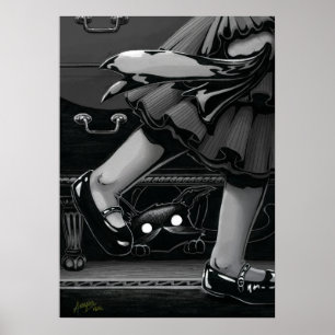 Boo Kat huurt onder het Poster Meubilair