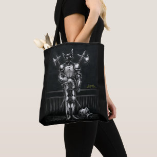 Boo Kat in Armor Canvas tas