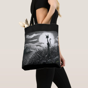 Boo-Kat in de Moonlight-Canvas tas