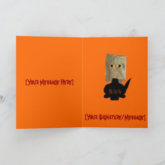 Boo Kat Kaart (Binnen)