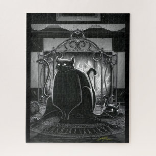 Boo Kat krijgt een sat op de puzzel Legpuzzel