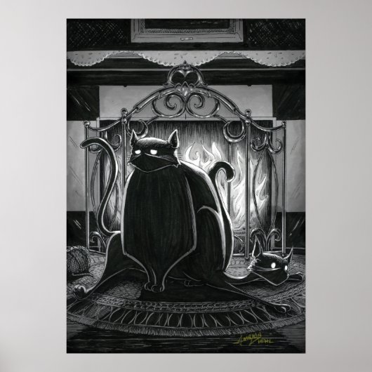Boo Kat krijgt een spat op Poster (Voorkant)