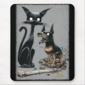 Boo Kat maakt een boedddy-Muismat Muismat (Voorkant)