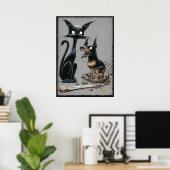 Boo Kat maakt een Poster van Boeddy (Thuiskantoor)