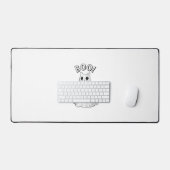Boo Kat Schattige Ghost Cat Halloween Spooky Kitte Bureaumat (Keyboard & Muis)