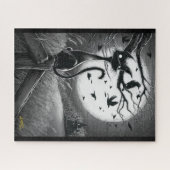 Boo Kat voelt een omineuze windpuzzel Legpuzzel (Horizontaal)