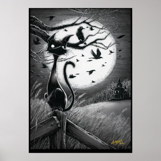 Boo Kat voelt een ominous Wind Poster (Voorkant)