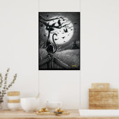 Boo Kat voelt een ominous Wind Poster (Keuken)