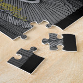 Boo Kat wordt Fancy Jigzaag Puzzle Legpuzzel (Zijkant)