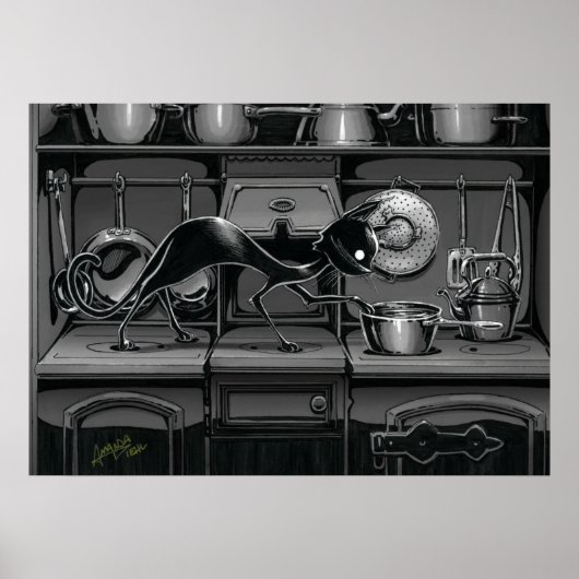 Boo Kat ziet wat het kokende Poster is (Voorkant)