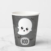 Boo Kawaii Ghost Halloween Papieren Bekers (Voorkant)