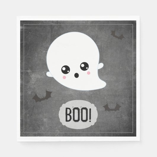 Boo Kawaii Ghost Servet (Voorkant)