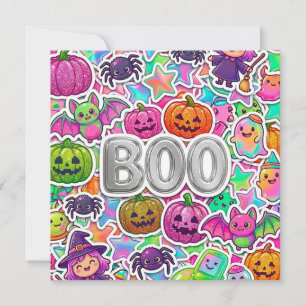BOO Kinder Halloween Kaart