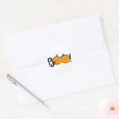 Boo Lachende Pompoen Halloween Stickers (Envelop)