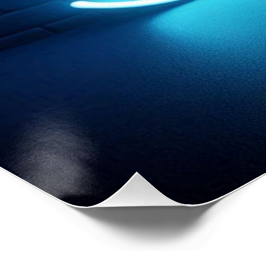 BOO Lazy Halloween Ghost Perfect Poster (Hoek)