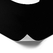 Boo-lean Funny Computer Ghost Boolean Pun Dark BG Poster (Hoek)