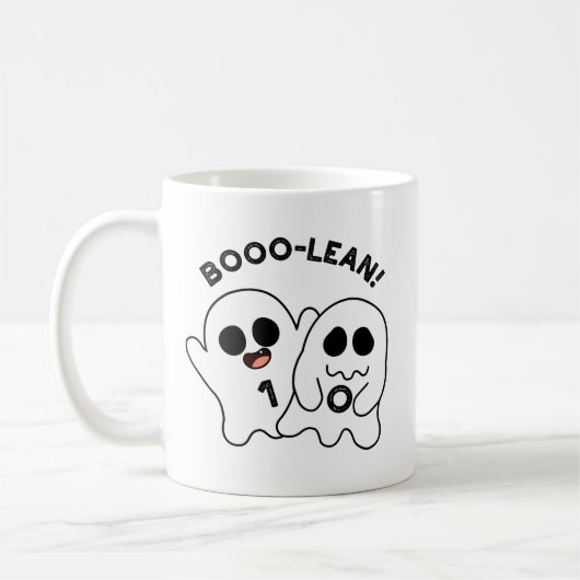 Boo-lean Funny Computer Ghost Boolean Pun Koffiemok (Links)