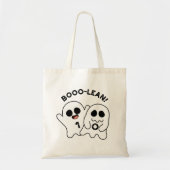Boo-lean Funny Computer Ghost Boolean Pun Tote Bag (Voorkant)