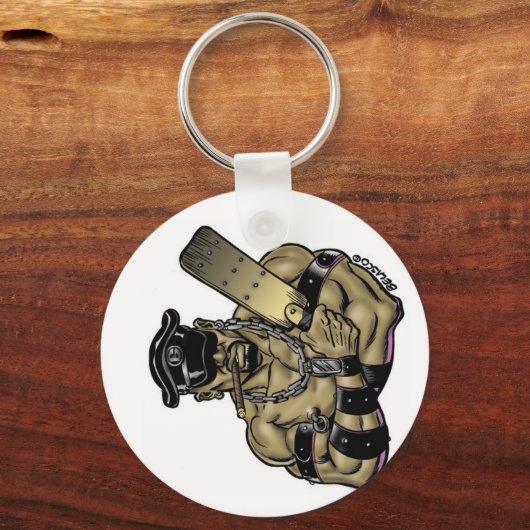 Boo Leather Papa Sleutelhanger! Sleutelhanger (Voorkant)