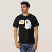 BOO! Leuk Spoken Halloween T-Shirt (Voorkant volledig)