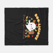 Boo-Licious Pumpkin Spice Alles Essentieel Fleece Deken (Voorkant (Horizontaal))
