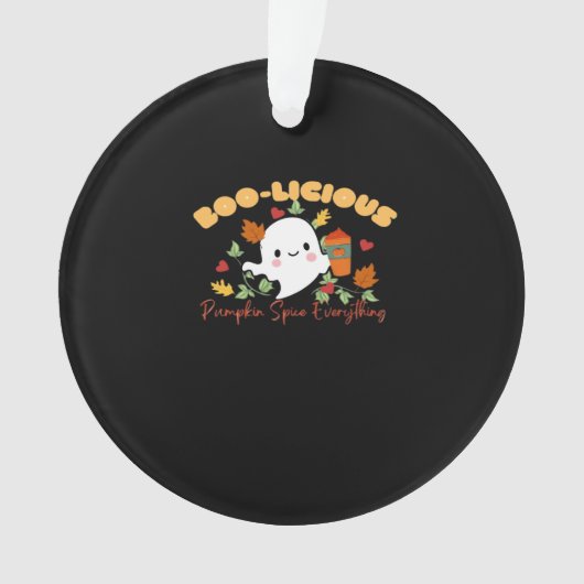 Boo-Licious Pumpkin Spice Alles Essentieel Ornament (voorkant)