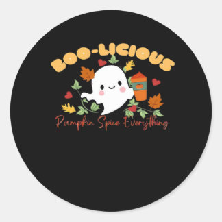 Boo-Licious Pumpkin Spice Alles Essentieel Ronde Sticker