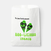 Boo-licious trakteert aangepaste naam bedankzakje (Voorkant)