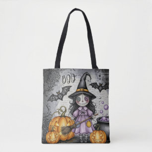 Boo & Lieve Heks en lantaarns Tote Bag