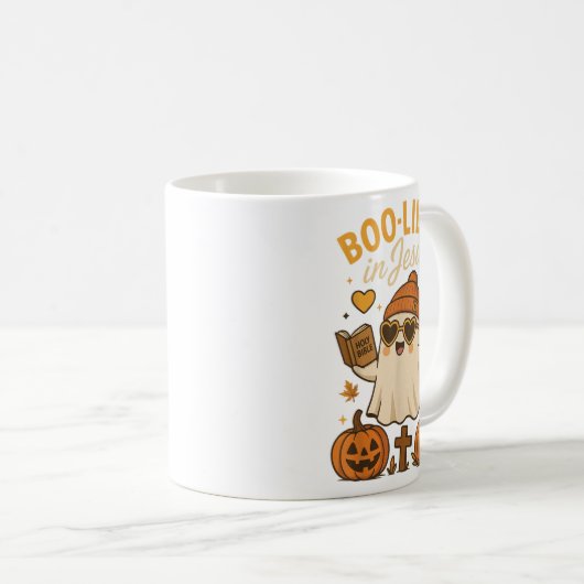 Boo-lieve In Jesus  Koffiemok (Voorkant rechts)