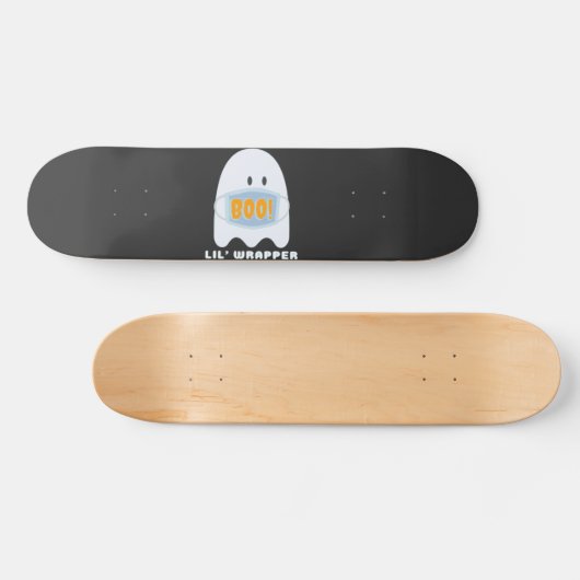 Boo Lil Wrapper Ghost Persoonlijk Skateboard (Horizontaal)
