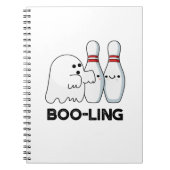 Boo-ling Funny Halloween Bowling Ghost Pun Notitieboek (Voorkant)