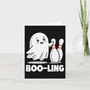 Boo-ling Funny Halloween Bowling Kaart