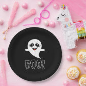 Boo Little Halloween Classic Design Papieren Bordje (Feest)