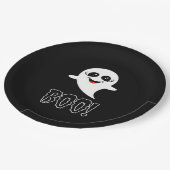 Boo Little Halloween Classic Design Papieren Bordje (Gekanteld)