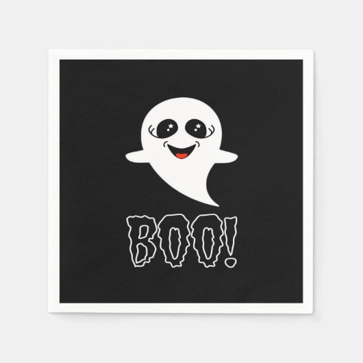 Boo Little Halloween Classic Design Servet (Voorkant)