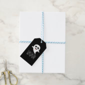Boo Little Halloween Klassiek Ontwerp Cadeaulabel (Met Touw)