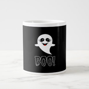 Boo Little Halloween Klassiek Ontwerp Grote Koffiekop